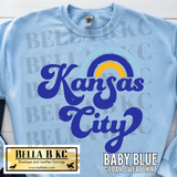 Kansas City Baseball Rainbow Tee or Sweatshirt
