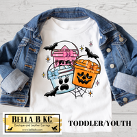 TODDLER/YOUTH - HALLOWEEN - PINK Buckets (Girl)- Tee or Sweatshirt