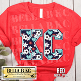 Kansas City Women's Soccer Floral KC Tee or Sweatshirt