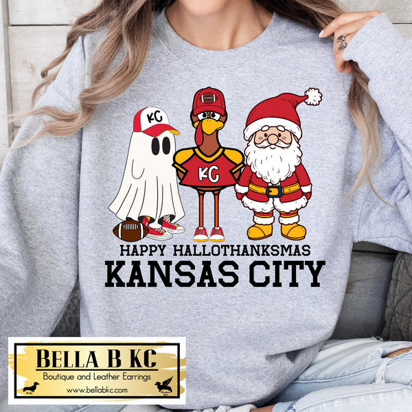 Christmas - KC Happy HallowThanksMas Tee or Sweatshirt