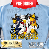 **PREORDER ONLY 1 WEEK TAT** Go Bananas Baseball Tee or Sweatshirt