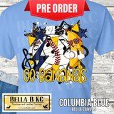 **PREORDER ONLY 1 WEEK TAT** Go Bananas Baseball Tee or Sweatshirt