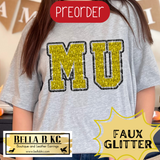 Tigers MU Missouri FAUX Glitter on Tee or Sweatshirt