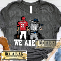 Kansas City Football & Baseball We are KC Tee or Sweatshirt