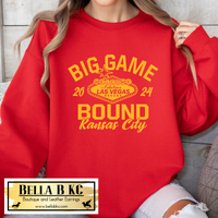 Kansas City Football Vegas - Big Game Bound Tee or Sweatshirt