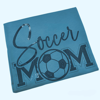 Soccer Mom - Metallic Holographic Spangle Tee or Sweatshirt