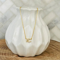 Gold KC Rhinestone Necklace