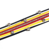 Kansas City Magnetic Wrap Red, Yellow & Black Stud Bracelet