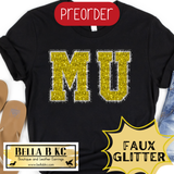 Tigers MU Missouri FAUX Glitter on Tee or Sweatshirt