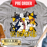 **PREORDER ONLY 1 WEEK TAT** Go Bananas Baseball Tee or Sweatshirt