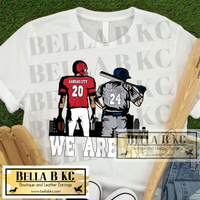 Kansas City Football & Baseball We are KC Tee or Sweatshirt