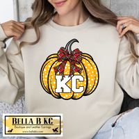 Fall - Thanksgiving KC Pumpkin Tee or Sweatshirt