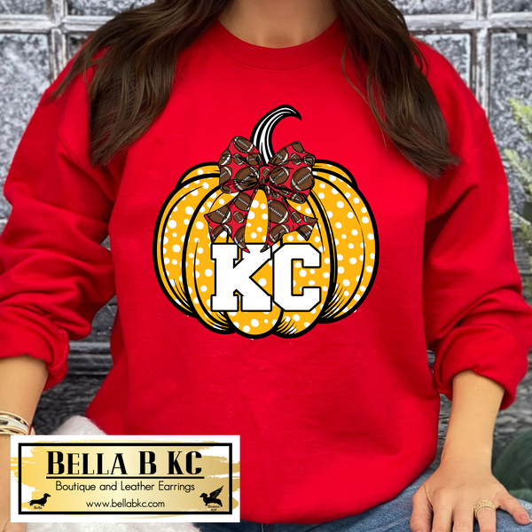 Fall - Thanksgiving KC Pumpkin Tee or Sweatshirt