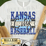Kansas City Baseball Leopard Tee or Sweatshirt
