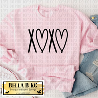 Valentine - XOXO Hearts Tee or Sweatshirt