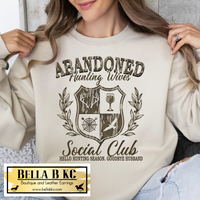 **PREORDER** Fall - Abandoned Hunting Wives Social Club Camo Tee or Sweatshirt