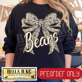**PREORDER ONLY** Bears Camo Coquette Bow - Tee or Sweatshirt - 1 Week Turn Around from Date of Order