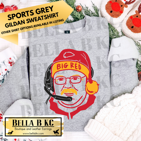 Kingdom Christmas - Big Red with Santa Hat - Multiple Shirt Options