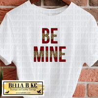 Valentine - Be Mine Leopard Tee or Sweatshirt