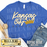 Kansas City Baseball Crown Tee or Sweatshirt