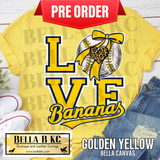 **PREORDER ONLY 1 WEEK TAT** LOVE Bananas Baseball Tee or Sweatshirt