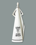 “Love Yourself You Badass Bitch” - Hey Now™ Cotton Kitchen Towel