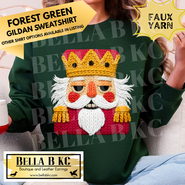 Christmas - Nutcracker *FAUX YARN* - Multiple Shirt Options