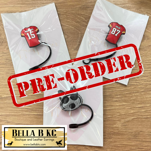 **PREORDER** KC Football Straw Toppers