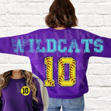 **PREORDER** Oversized Sports Sweatshirt - CUSTOM