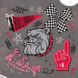 **PREORDER ONLY** Bulldogs Doodle Tee or Sweatshirt - TAT 1 Week Turn Around from Time of Order