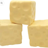 Squishy Cheese Cube Fidget Toy (Butter Family)