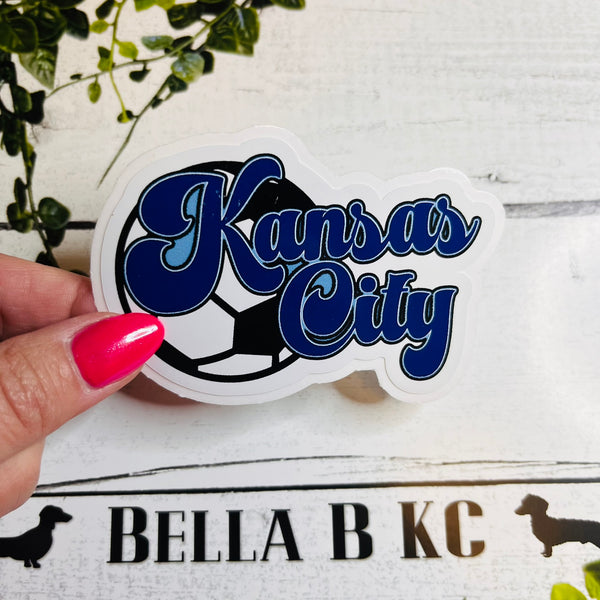 KC Soccer Mens Waterproof Vinyl Sticker