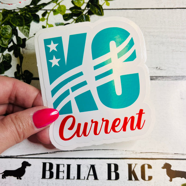 KC Soccer Womens Waterproof Vinyl Sticker