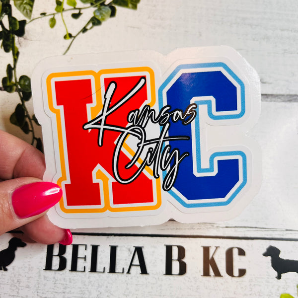KC Dual Team KC Waterproof Vinyl Sticker
