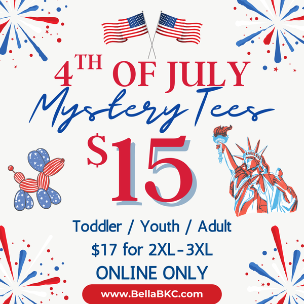 Adult & Youth - 4th of July - Mystery Tee or Sweatshirt