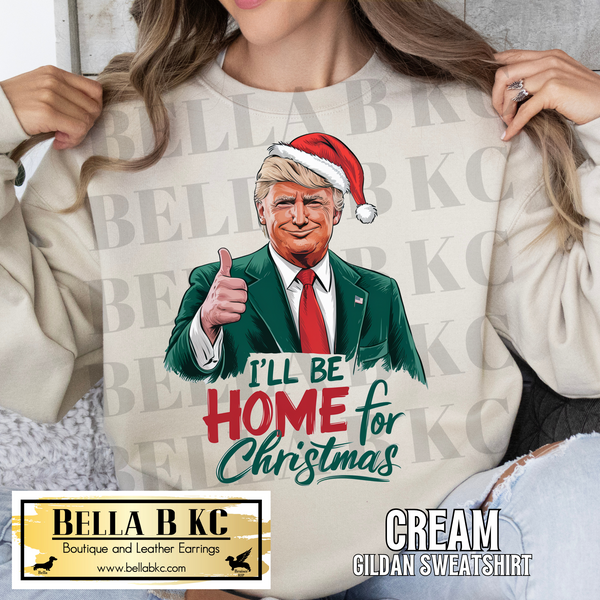 T47 - I'll be Home for Christmas Tee or Sweatshirt