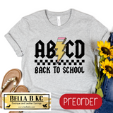 Teacher - ABCD Back To School Tee