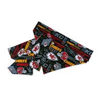 Black Kansas City Chiefs Hometown Dog Bandana: Medium