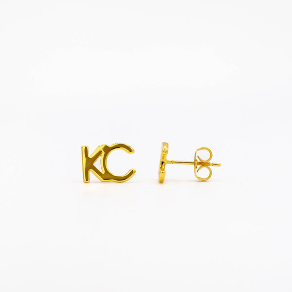 KC Stud Earrings Gold