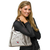 NFL Kansas City Chiefs Hoodie Purse: Grey