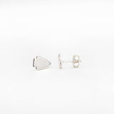 Arrowhead Stud Earrings: Silver