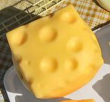 Squishy Cheese Cube Fidget Toy (Butter Family)