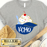 KC Baseball Kansas City Ice Cream Sundae Tee or Sweatshirt