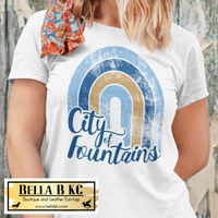KC Baseball Blue City of Fountains Tee or Sweatshirt