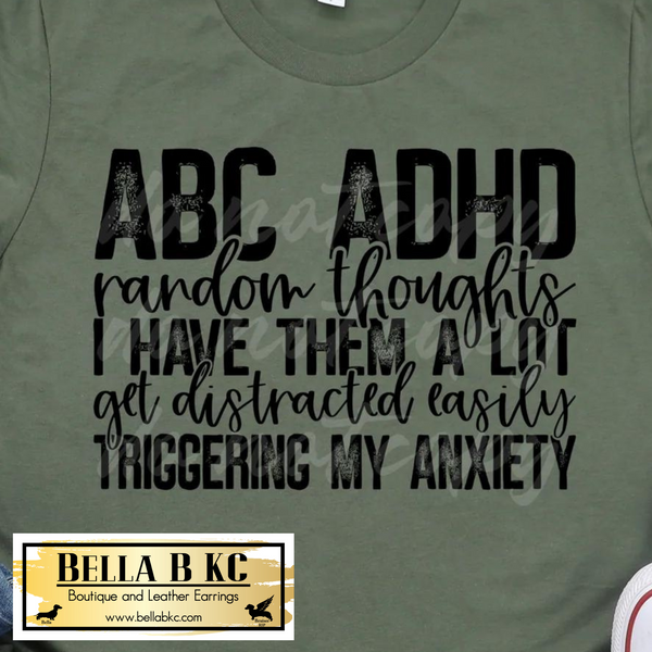 Snarky - ABC ADHD Anxiety Tee