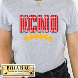 Kansas City Football KCMO Field and Laces Tee or Sweatshirt