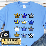 KC Baseball Kansas City Mixed Crowns Tee or Sweatshirt
