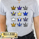 KC Baseball Kansas City Mixed Crowns Tee or Sweatshirt