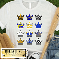 KC Baseball Kansas City Mixed Crowns Tee or Sweatshirt