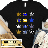 KC Baseball Kansas City Mixed Crowns Tee or Sweatshirt